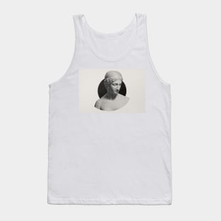 Graphic Greek Statue Design Tank Top